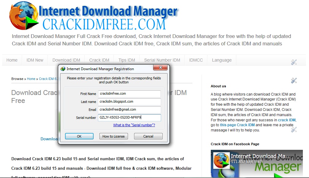 Serial key latest crack of internet download manager 6.30